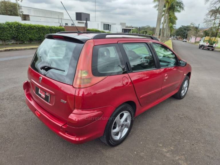 PEUGEOT - 206 - 2007/2008 - Vermelha - R$ 18.900,00