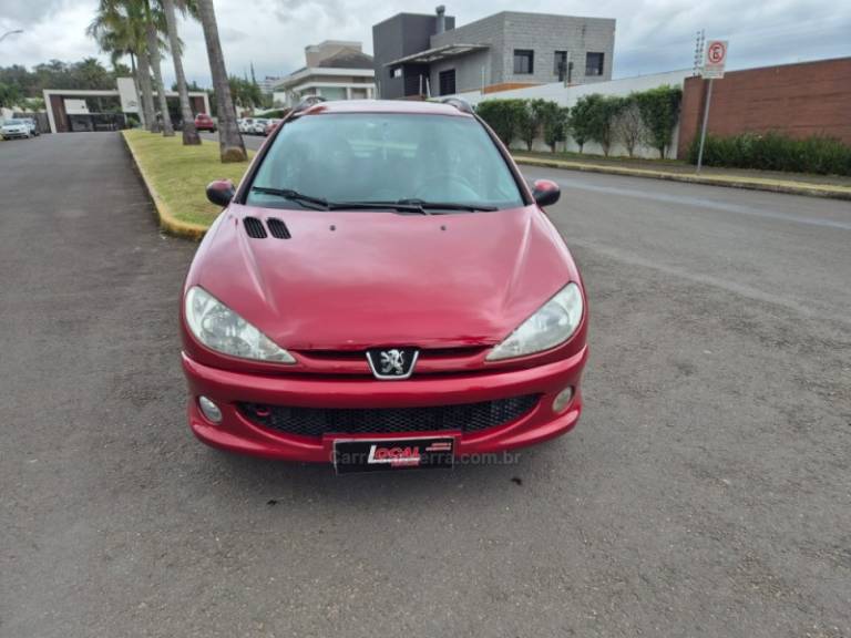 PEUGEOT - 206 - 2007/2008 - Vermelha - R$ 18.900,00