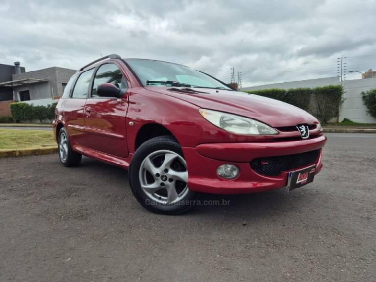 PEUGEOT - 206 - 2007/2008 - Vermelha - R$ 18.900,00